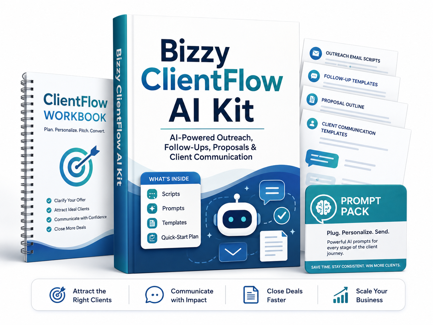Bizzy ClientFlow AI Kit product mockup